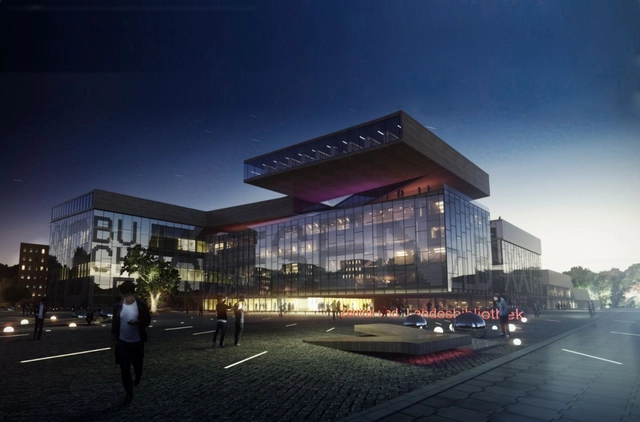 New Central Library in Berlin Winning Proposal / Envés Arquitectos - Library, Facade
