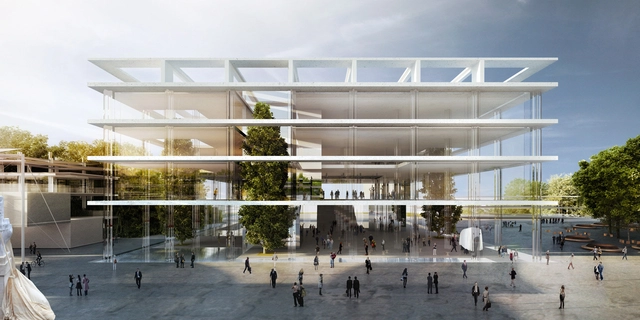 ‘The Slabs’ - Italian Pavilion Expo 2015 Proposal / MenoMenoPiu Architects + BE.ST Architect - Pavilion, Facade