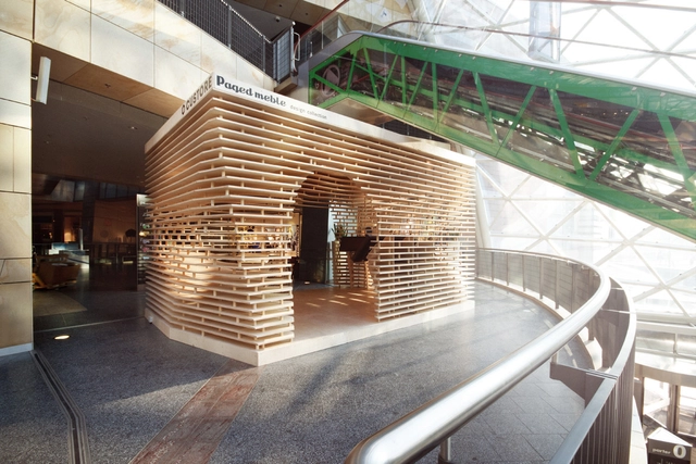 Custore Pavilion / Anna Dobek + Mateusz Wojcicki - Pavilion, Facade, Handrail, Arch