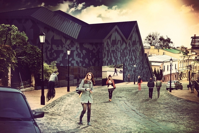 Kyiv Culture Space on Andriivskyi Descent Competition Entry / Dmytro Aranchii Architects - Cultural Center, Facade, Lighting