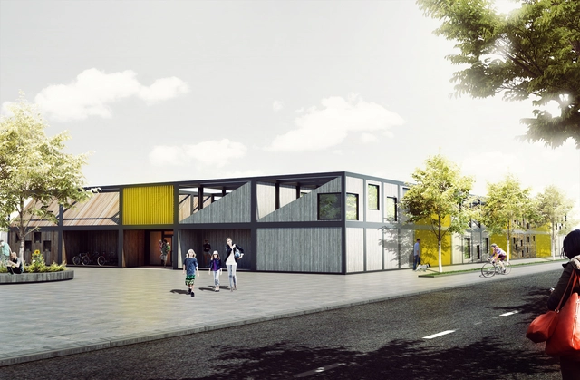Kid's City: Propuesta de Jardín Modular / Adam Wiercinski - Arquitectura Educacional
