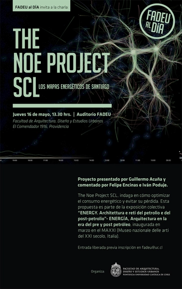 Conferencia: The Noe Project SCL, Los mapas energéticos de Santiago - Imagen Principal