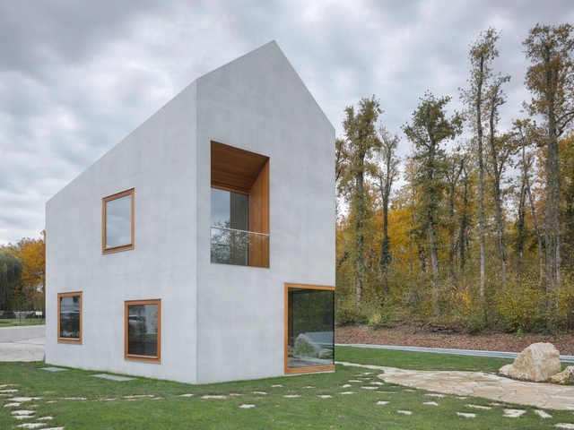 Duas Casas em uma / Clavienrossier Architectes - Casas