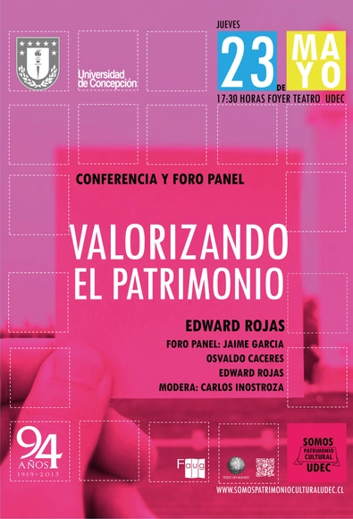 Charla Edward Rojas: Valorizando el Patrimonio - Imagen Principal