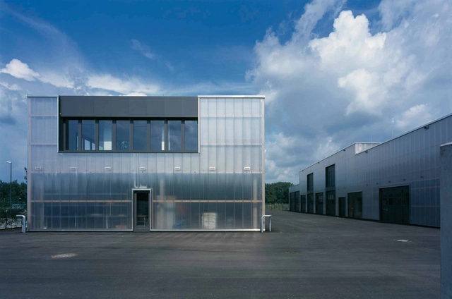 Maintenance Facility / Allmann Sattler Wappner Architekten - Warehouse, Facade