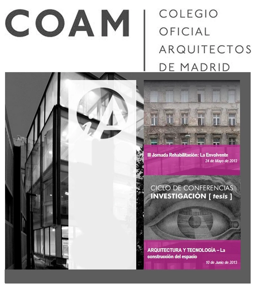 Jornadas COAM: "Rehabilitación: La Envolvente" y “La construcción del espacio” - Imagen Principal