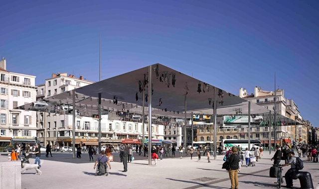 Pavilhão Vieux Port / Foster + Partners, Fotos por Edmund Sumner - Pavilhão 