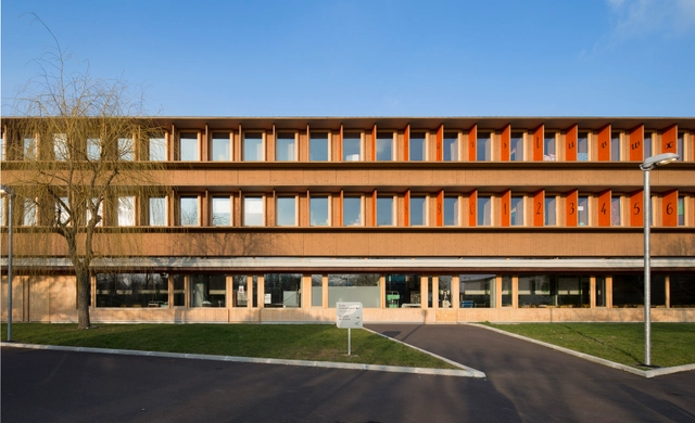 Henri Wallon Primary School / LEM + Architectes - Elementary & Middle School, Facade