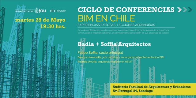 Ciclo de Conferencias "BIM en Chile: Experiencias exitosas, Lecciones aprendidas" - Imagen Principal