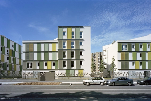 48 Logements BBC / Atelier Tarabusi - Apartments, Facade
