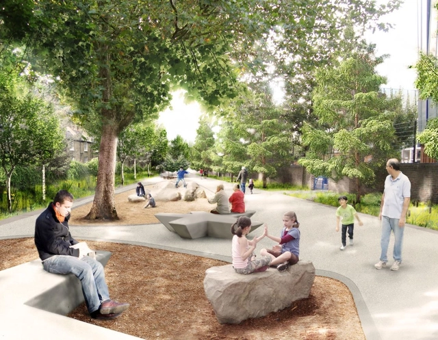 Public Realm Plan Proposal / Feilden Clegg Bradley Studios + Grant Associates - Public Architecture, Garden