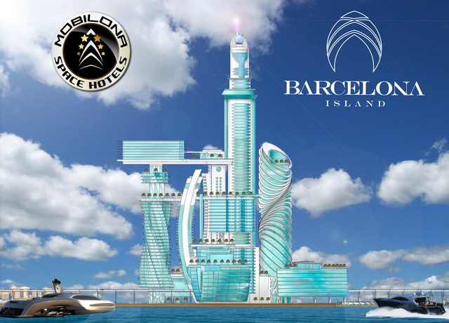 Siguiendo los pasos de Dubai: Consorcio Multinacional busca construir el hotel más alto de Europa sobre una Isla artificial en Barcelona - Imagen Principal