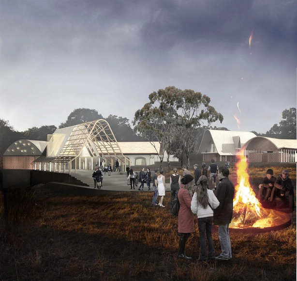 ‘The Lodge on the Lake’ Competition Entry / Stephen Collier Architects - Residential Architecture
