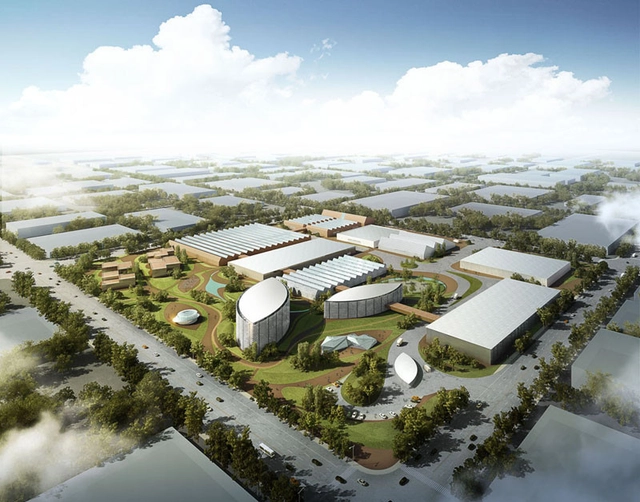 Research & Design Center Proposal / Latitude Studio - Commercial Architecture, Facade