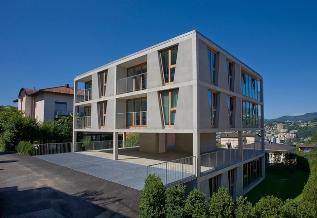 Apartment House in Pregassona / Martino Pedrozzi - Apartments, Facade