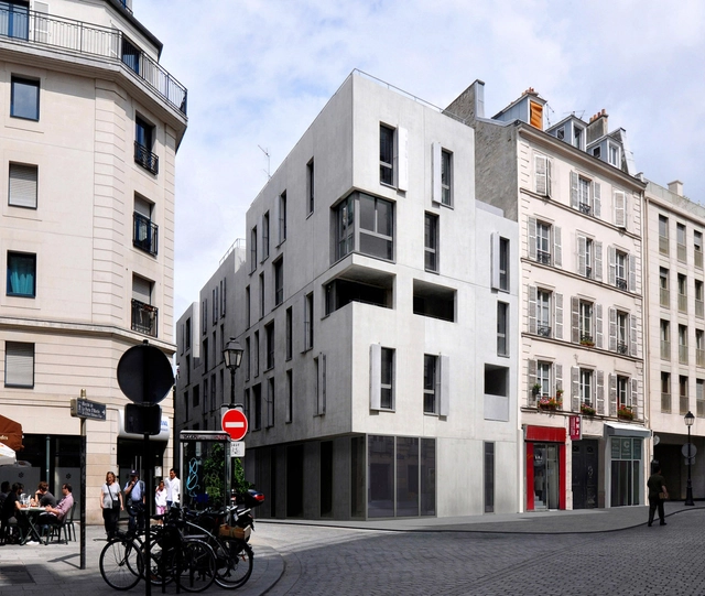Social Housing / Frédéric Schlachet Architecte - Houses, Facade