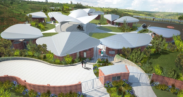 Women's Opportunity Center in Rwanda / Sharon Davis Design - Community Center, Garden