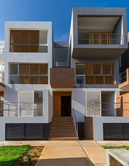 Residencias Parque Virginia / NMD | NOMADAS - Casas, Fachada, Puerta