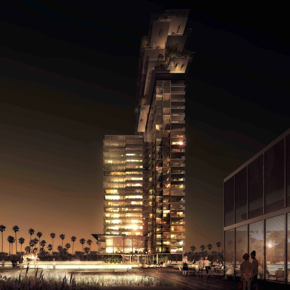 Gurgaon 71 Residential Proposal / Maison Edouard François - Residential, Facade, Cityscape