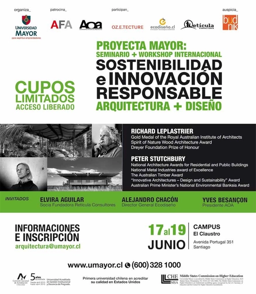 Seminario + Workshop internacional: Sostenibilidad e innovación responsable / Universidad Mayor - Imagen Principal
