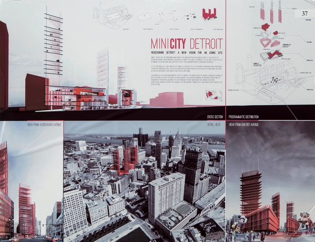2013 "Redesigning Detroit: A New Vision for an Iconic Site" Winners Announced - Featured Image
