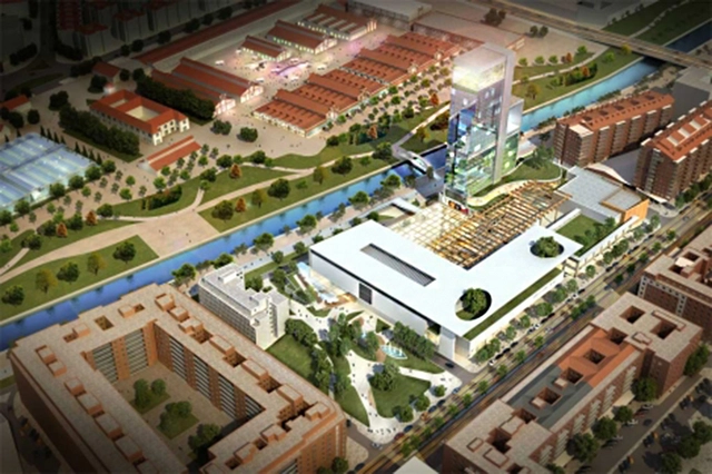 Aprobado un Plan Especial para levantar junto a Madrid Río una torre de 27 plantas - Imagen Principal