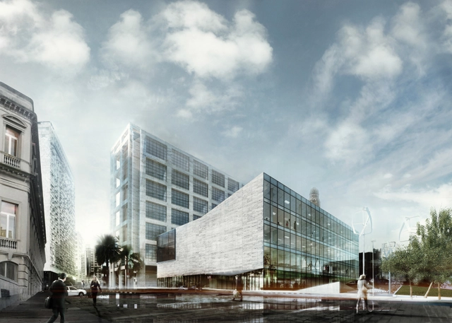 Segundo Lugar Concurso Ampliación de Torre Ejecutiva (TE+A) - Edificio De Oficinas