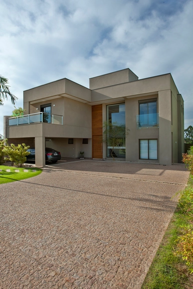 Residência DF / PUPO+GASPAR Arquitetura & Interiores - Casas, Fachada, Porta