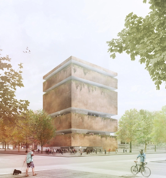 Primeiro Lugar no Concurso Centro Cultural Chapultepec / Javier Mosquera González - Centro Cultural