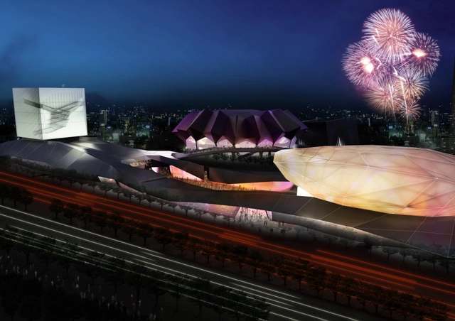 Reiser + Umemoto's Taipei Pop Music Center Breaks Ground in Taiwan - Cultural Architecture