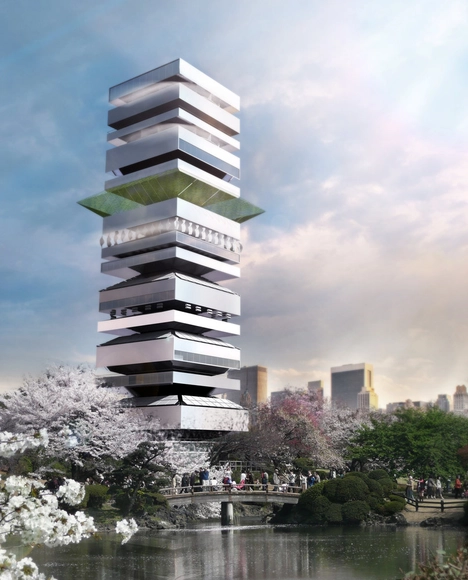 Sustentabilidad en Vertical: Propuesta de SZA para el Centro Cultural de Taichung - Centro Cultural
