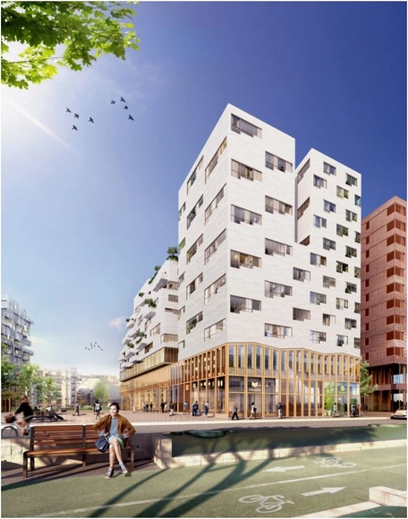 Proposta Vencedora para Edifício de Uso Misto em Paris / SOA Architectes - Arquitetura De Uso Misto