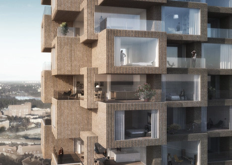 OMA gana concurso para construir dos torres de edificios en Estocolmo - Imagen Principal