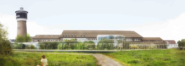 Future Town Hall of Tønder Competition Entry  / WE Architecture - Office Buildings, Garden, Facade