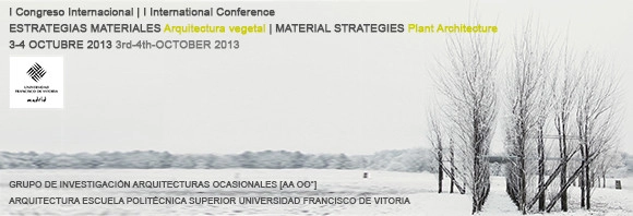 I Congreso Internacional Estrategias Materiales / Arquitectura Vegetal / - Imagen Principal