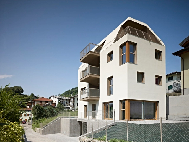 GI Multi-family Housing / Burnazzi Feltrin Architects - Apartments, Facade, Fence, Handrail, Balcony