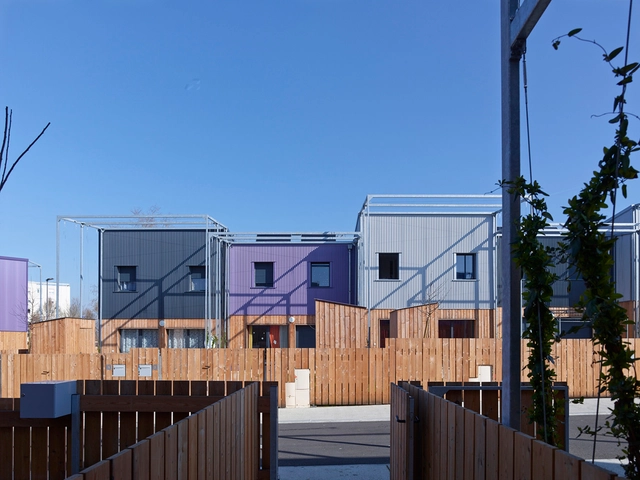 32 casas em Poitiers / Lanoire & Courrian - Habitação Coletiva