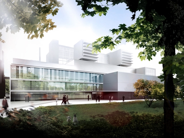 Gas and Steam Power Plant Winning Proposal / Henn - Energy Plant, Facade