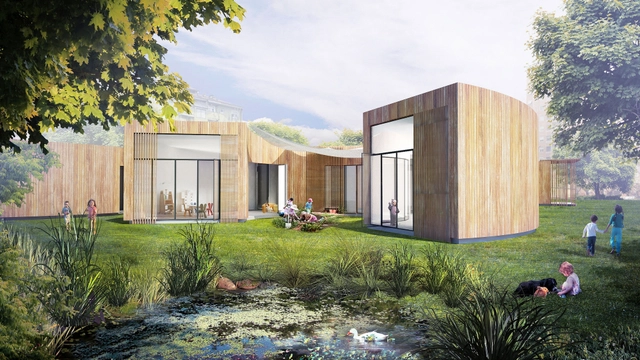 Instant House @ School Winning Proposal / B² Architecture - Schools , Garden, Facade