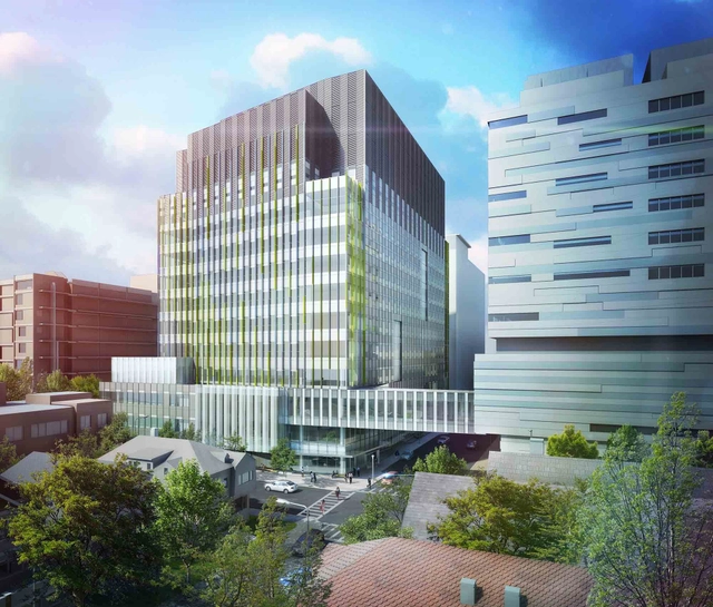 Brigham Building for the Future Proposal / NBBJ - Research Center, Facade, Cityscape