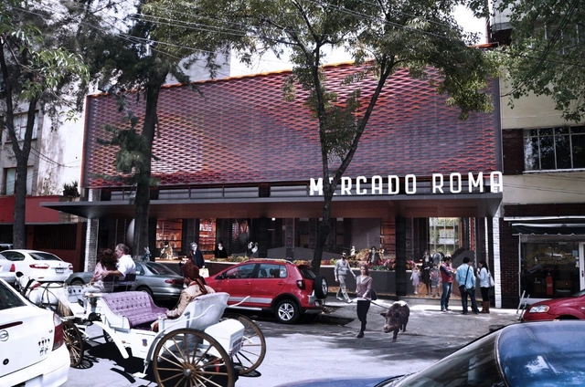 Mercado Roma / Rojkind Arquitectos - Market, Facade