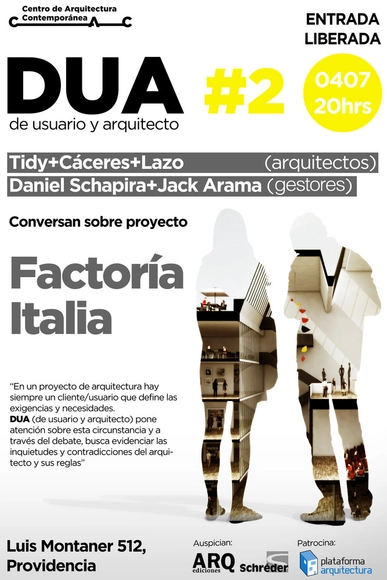 Conversaciones DUA "De usuario a arquitecto" / CAC, Santiago  - Imagen Principal