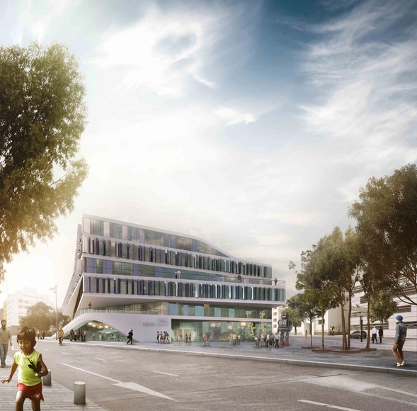 University Building for Technical Faculty Winning Proposal / 3XN - University, Facade
