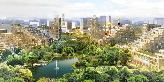 Odintsovo 2020 Eco-City Proposal / de Architekten Cie. - City Planning, Garden, Cityscape