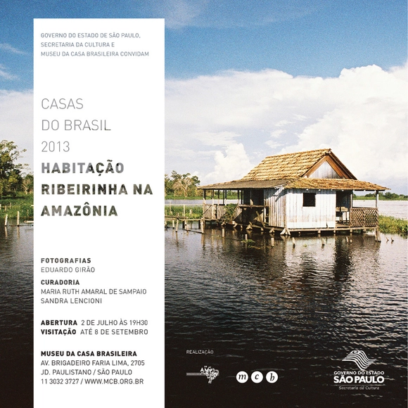 Exposição "Habitação ribeirinha na Amazônia" no Museu da Casa Brasileira - Imagem de Destaque