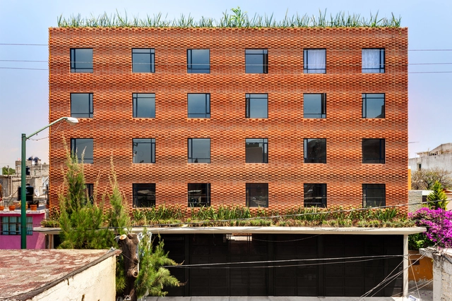 Vivienda Social Z53 / Michan Architecture + Grupo Nodus - Vivienda Social, Fachada
