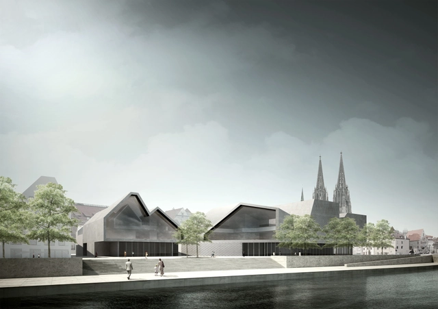 Museum of Bavarian History Competition Entry / Simon Takasaki Architecture + Research Studio - Museum, Facade