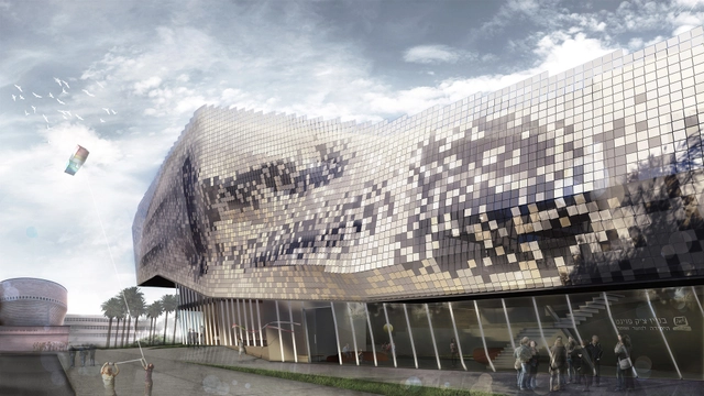  Check-Point Building / Kimmel Eshkolot Architects - University, Facade