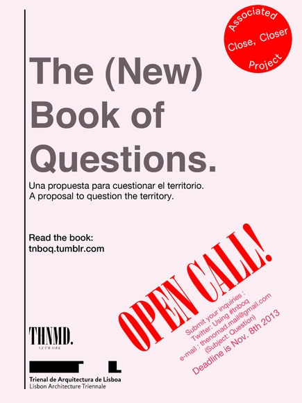 “El (Nuevo) Libro de las Preguntas”: ¿Qué preguntarías tú acerca del territorio, la ciudad y la arquitectura? - Imagen Principal
