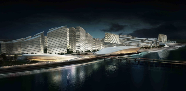 Kanpur Riverfront Development Proposal / Studio Symbiosis - Master Plan, Facade, Cityscape